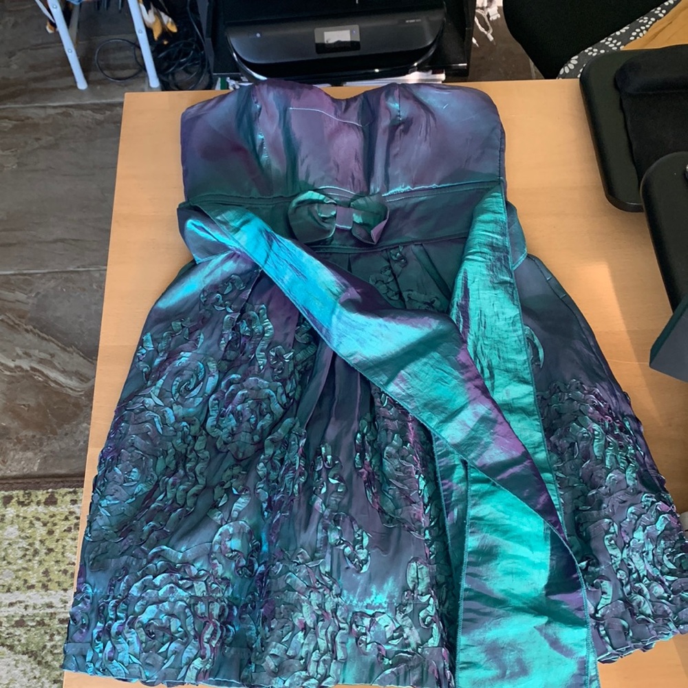 Ruby Rox sz 9 formal dress - Irridescent purple/teal